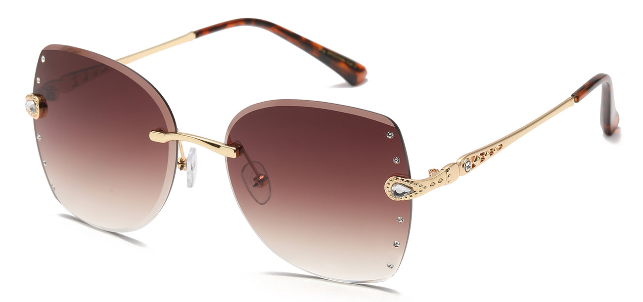 Lavish Rhinestone Embellished 8RS2068 Eyewear