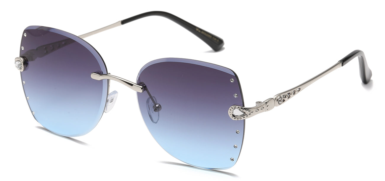 Lavish Rhinestone Embellished 8RS2068 Eyewear