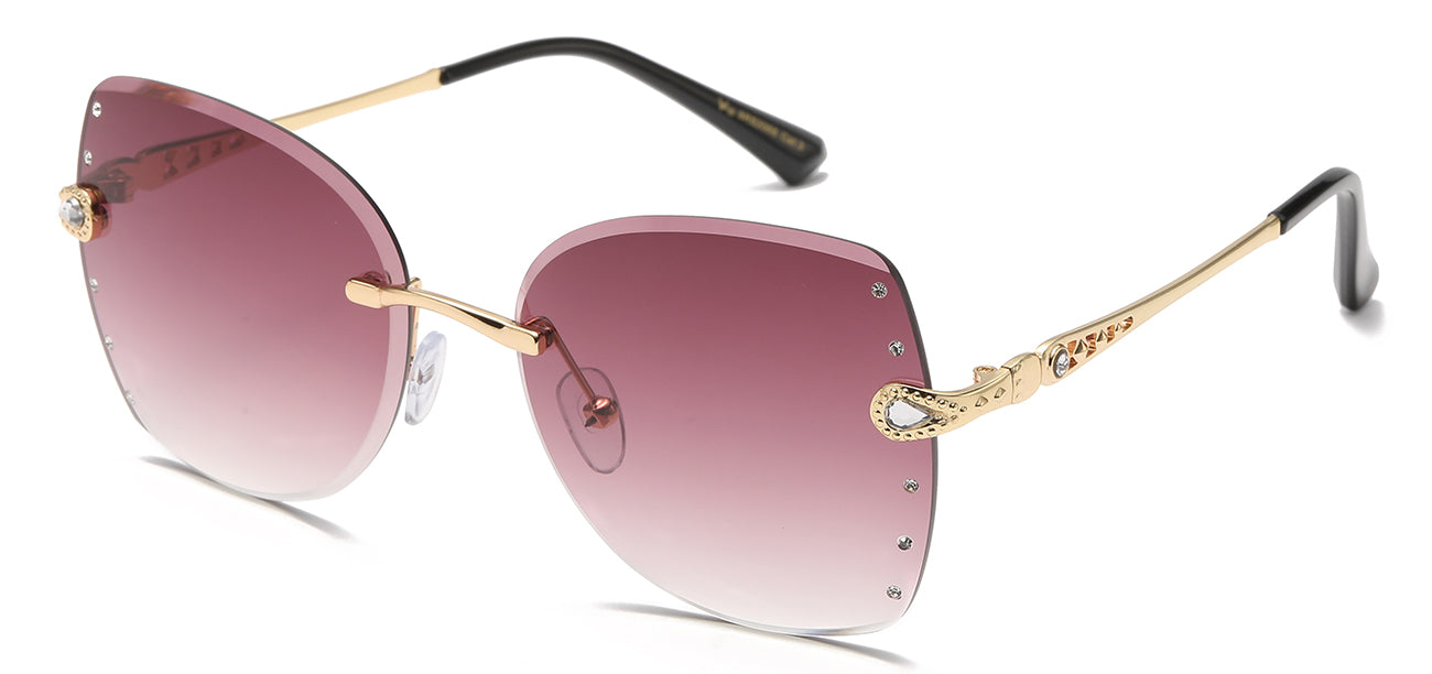 Lavish Rhinestone Embellished 8RS2068 Eyewear