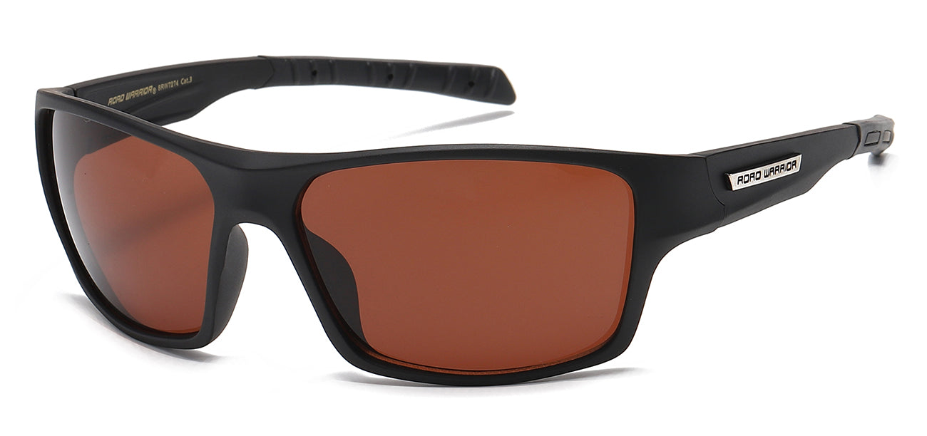 Road Warrior Semi Rimless Driving Sunglasses