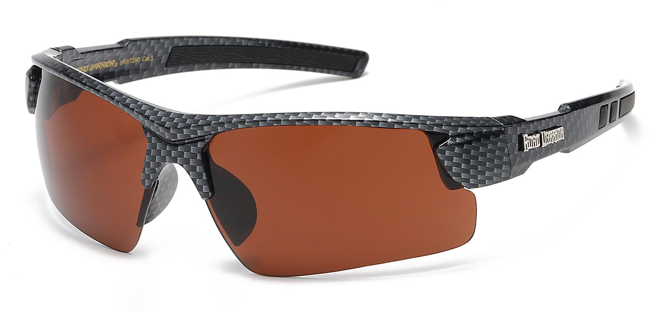 Road Warrior Semi-Rimless Driving Sunglasses