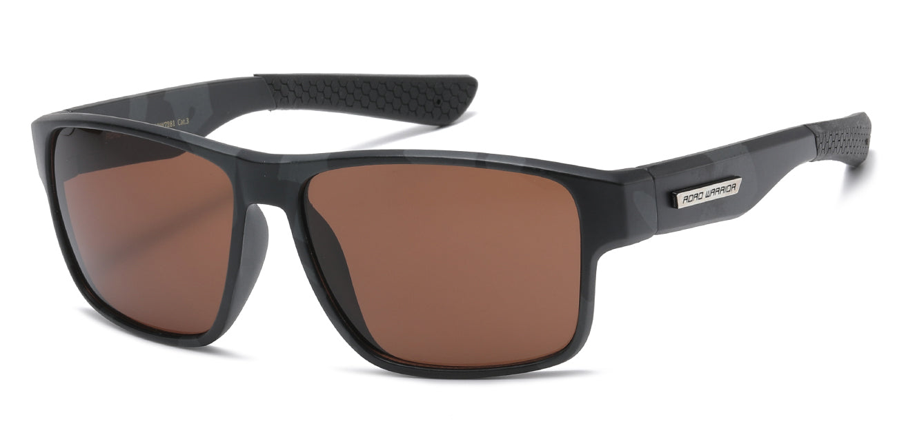 Road Warrior Semi Rimless Driving Sunglasses