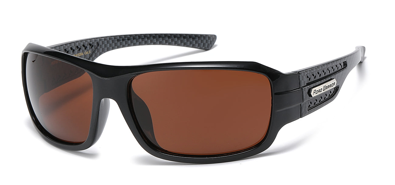 Road Warrior Black Wrap Driving Sunglasses