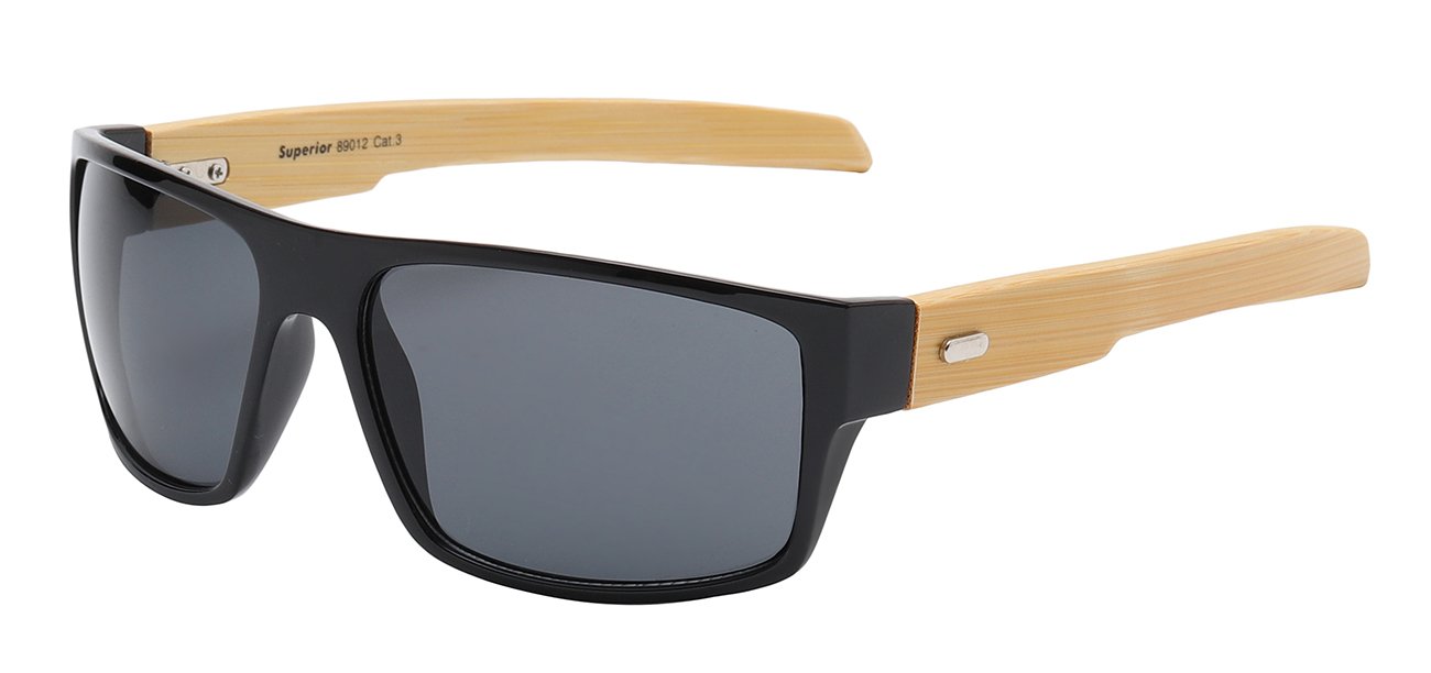 Eco-Friendly Bamboo Temple Sunglasses