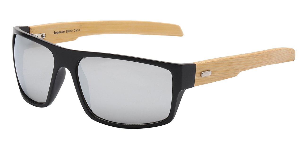 Eco-Friendly Bamboo Temple Sunglasses