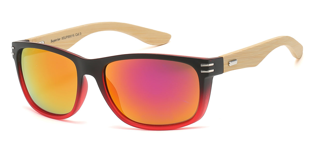 Superior Men's Eco-Friendly Bamboo Sunglasses