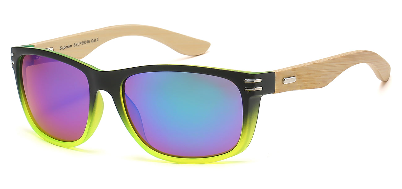 Superior Men's Eco-Friendly Bamboo Sunglasses