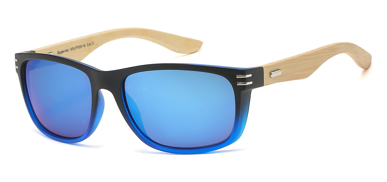 Superior Men's Eco-Friendly Bamboo Sunglasses