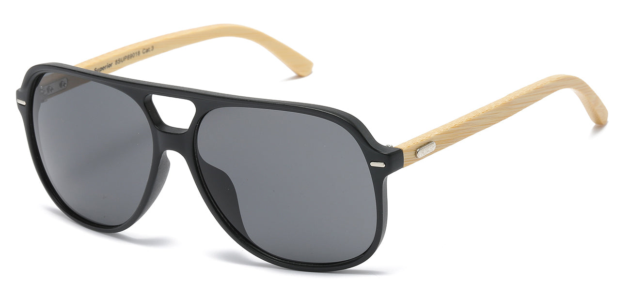 Superior 8SUP89018 Bamboo Temple Sunglasses