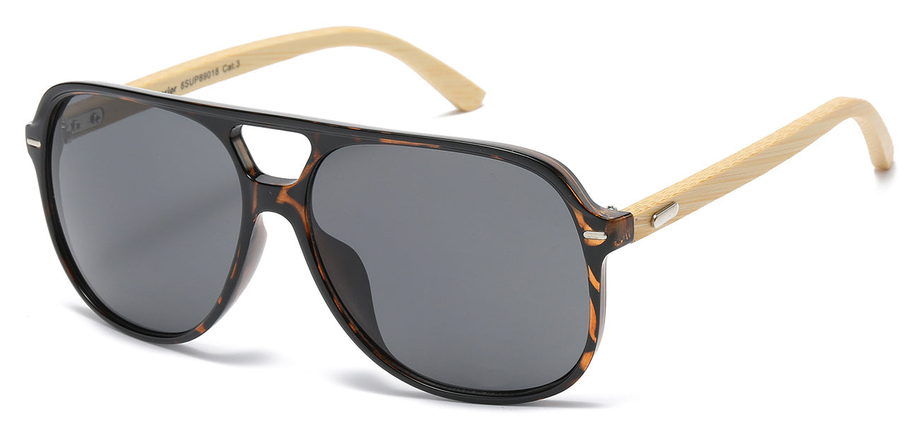 Superior 8SUP89018 Bamboo Temple Sunglasses