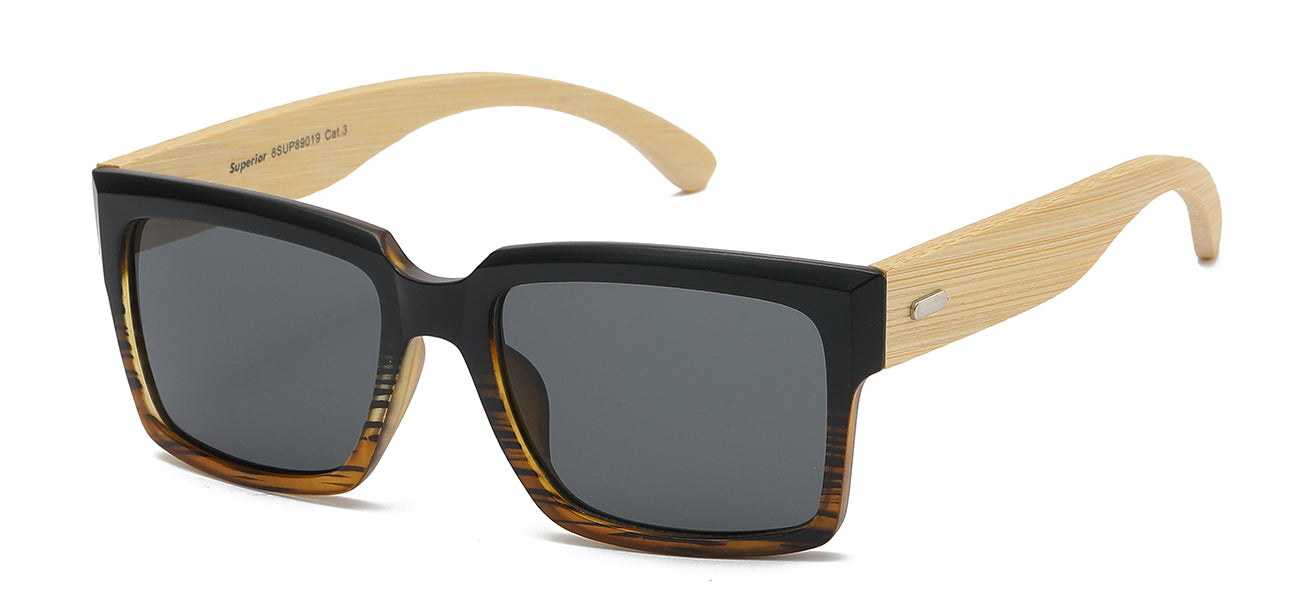 Superior 8SUP89019 Bamboo Temple Sunglasses