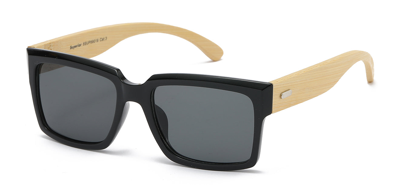 Superior 8SUP89019 Bamboo Temple Sunglasses