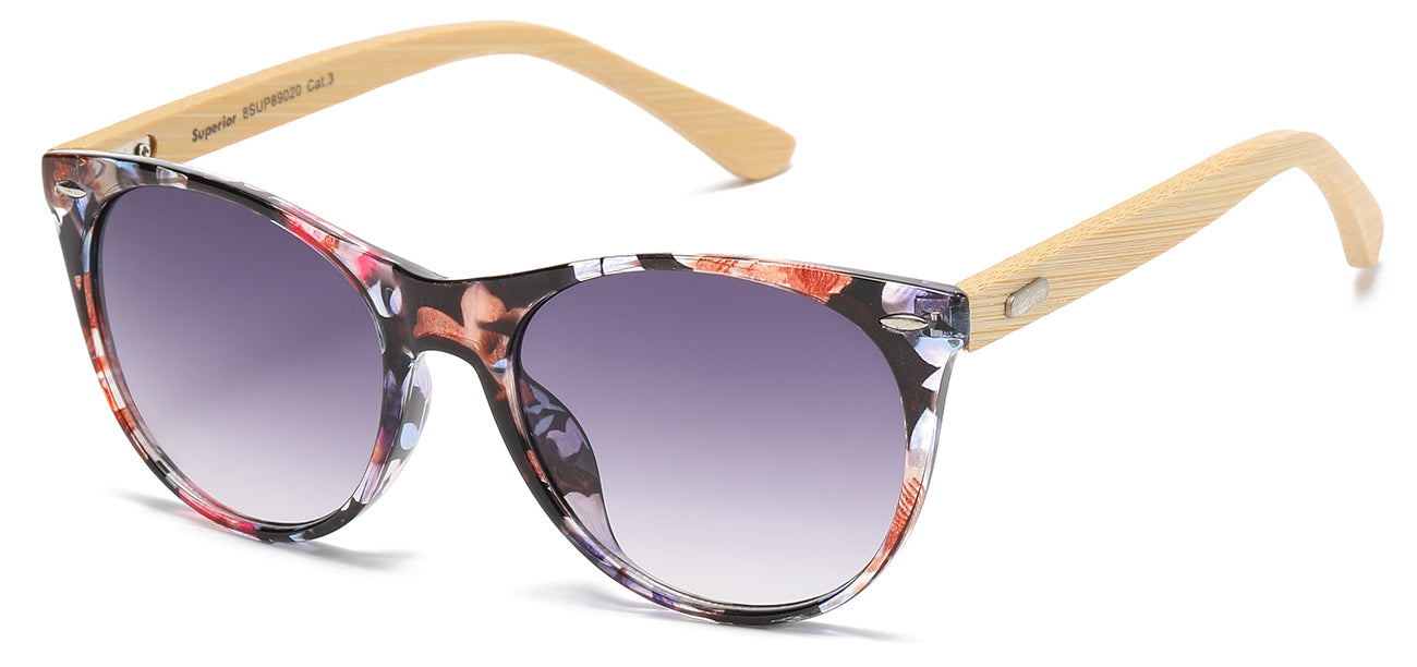 Superior 8SUP89020 Bamboo Temple Sunglasses