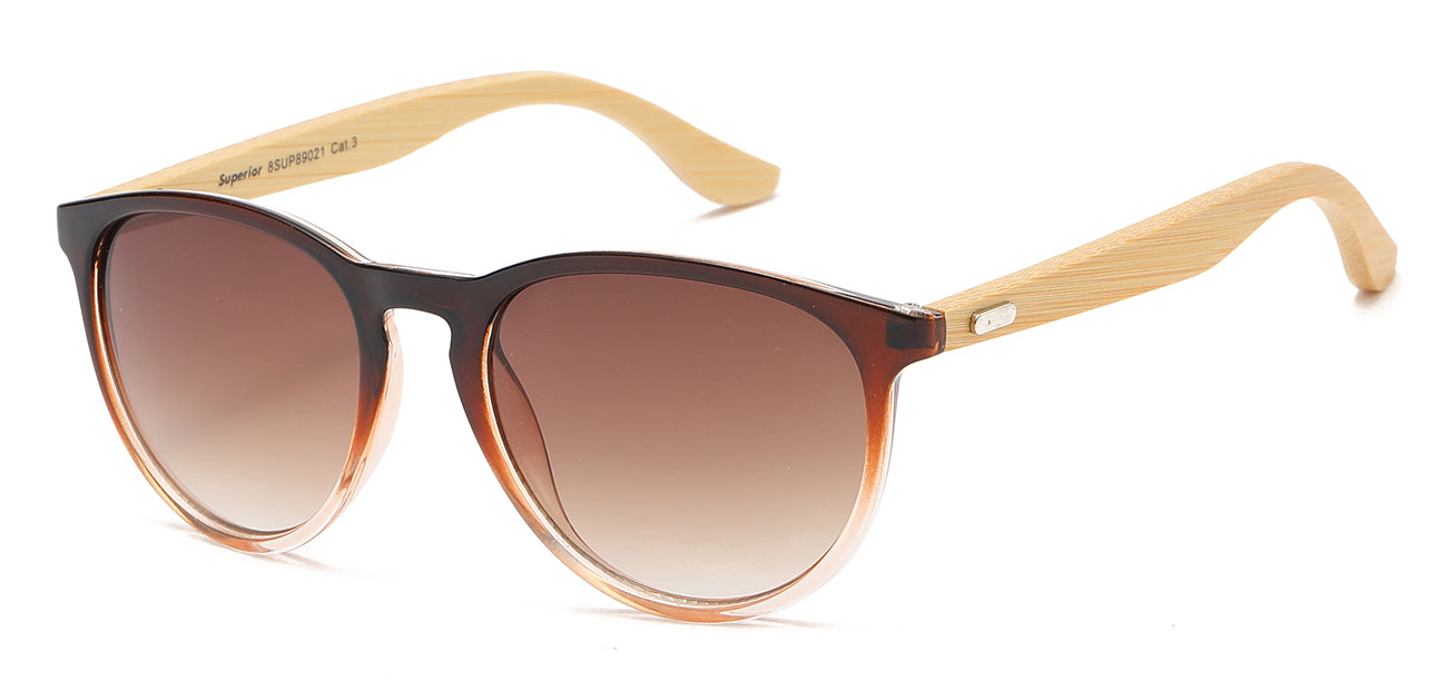 Superior 8SUP89021 Bamboo Temple Sunglasses