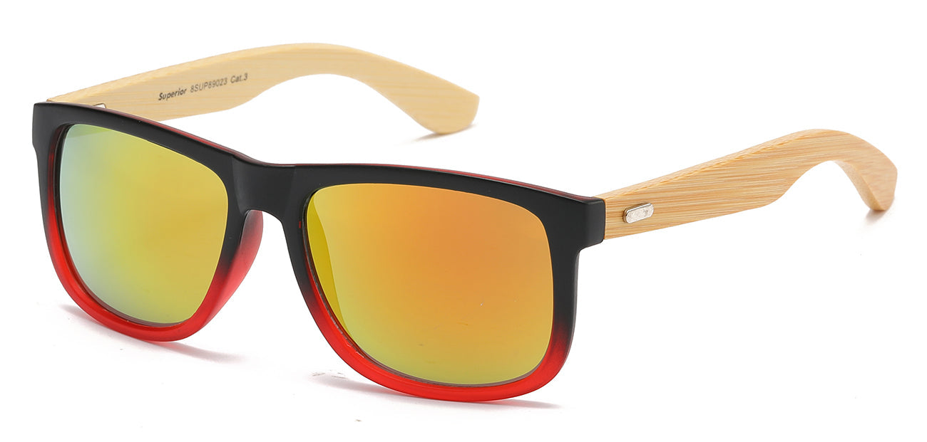 Superior 8SUP89023 Bamboo Temple Sunglasses