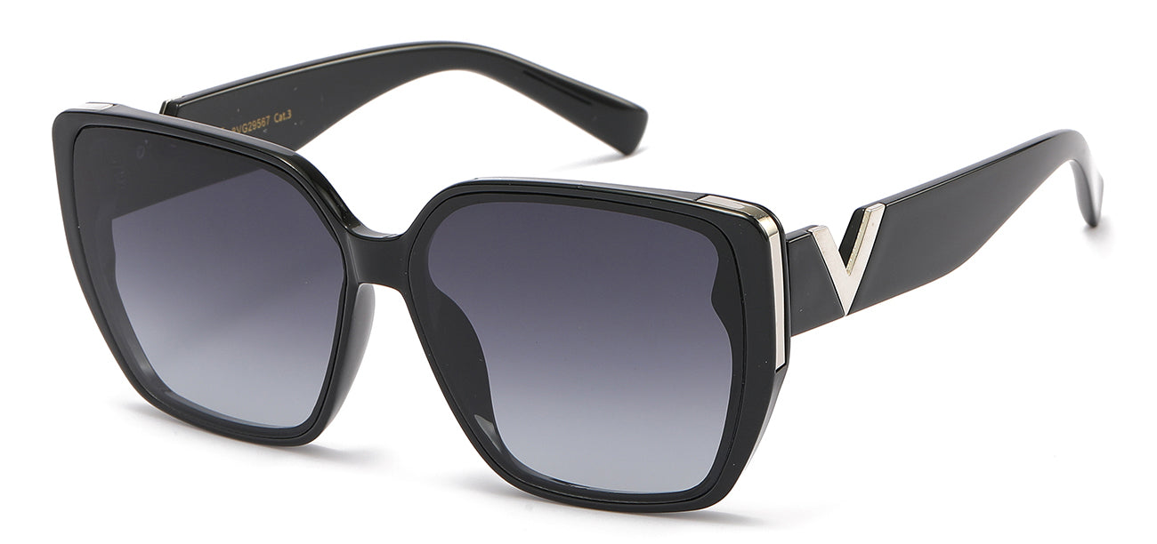 Modern Round Sunglasses with Gradient Lenses