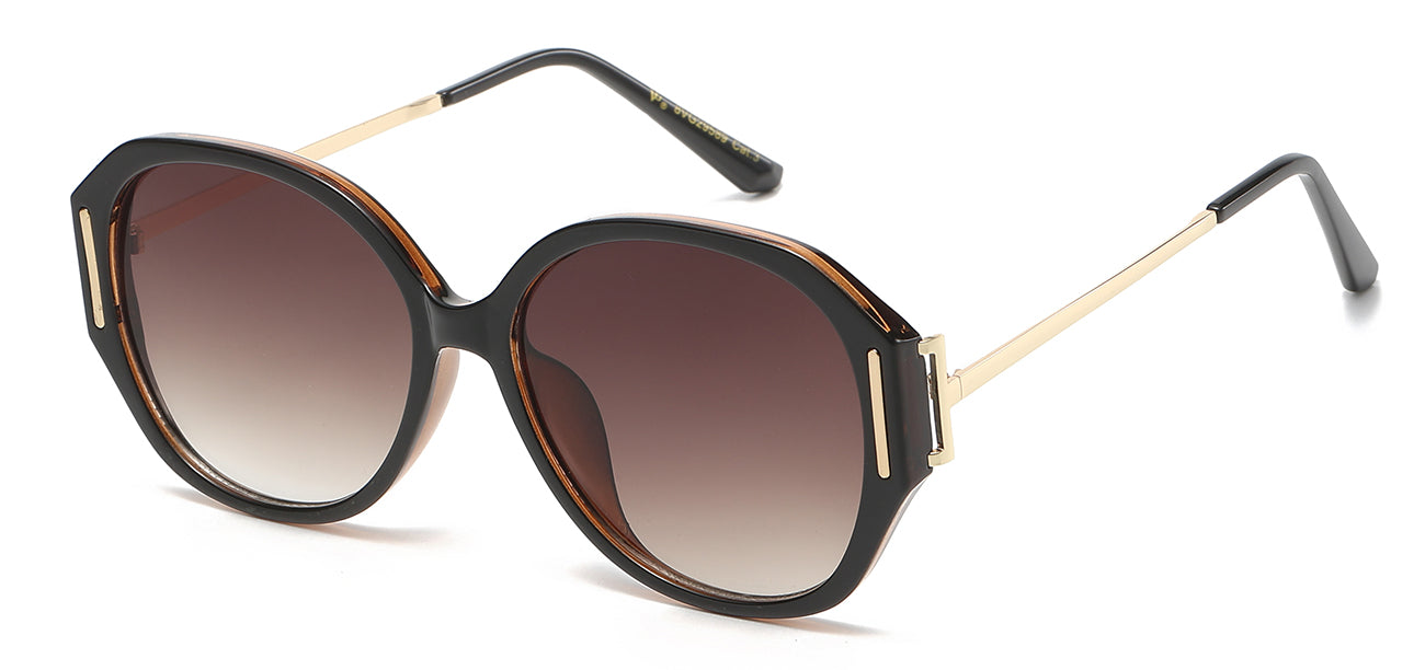 VG 8VG29599 Round Sunglasses with Modern Flair