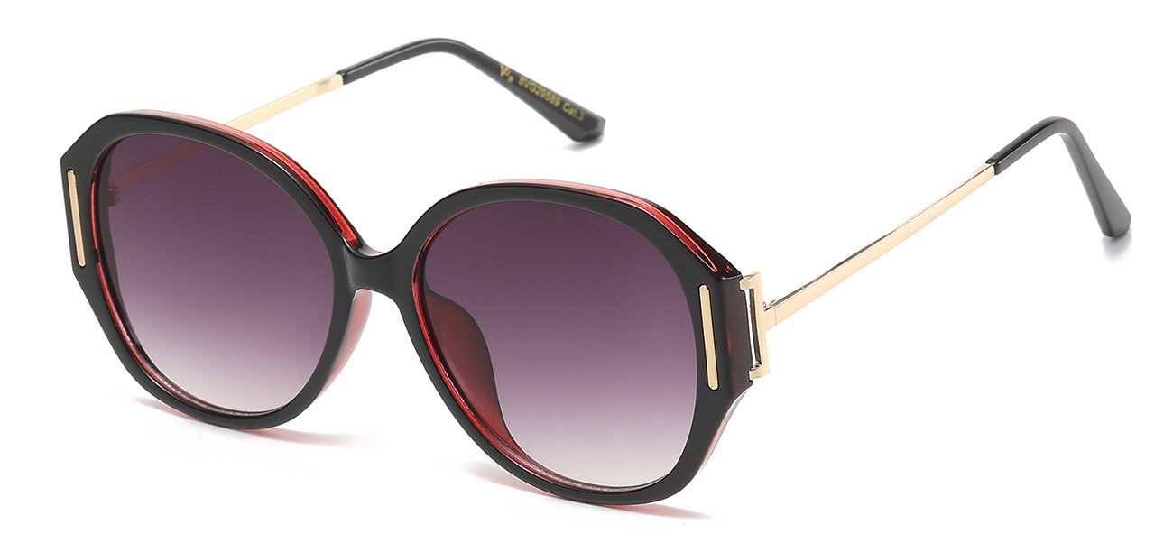 VG 8VG29599 Round Sunglasses with Modern Flair