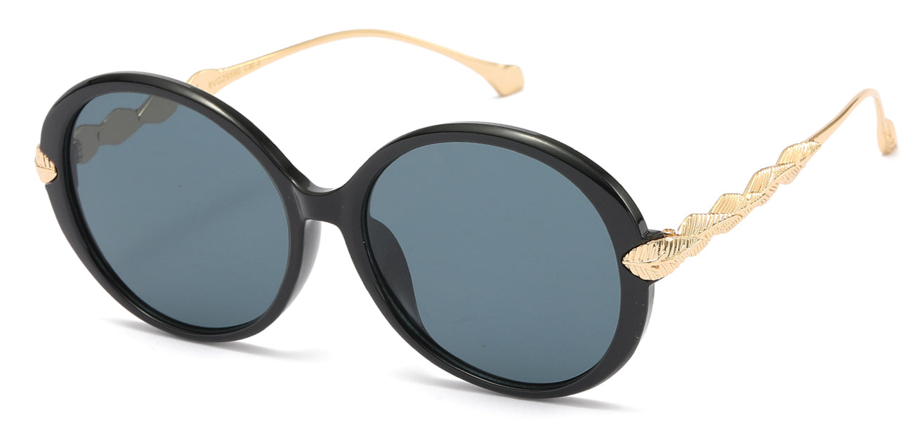 Modern Round Sunglasses with Classic Twist