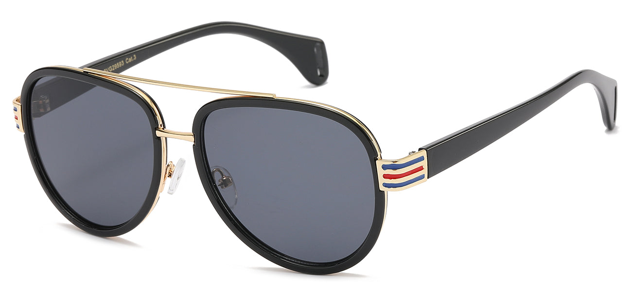 Timeless Aviator Twist Sunglasses