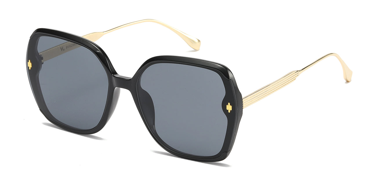 VG Modern Traditional Round Frame Sunglasses