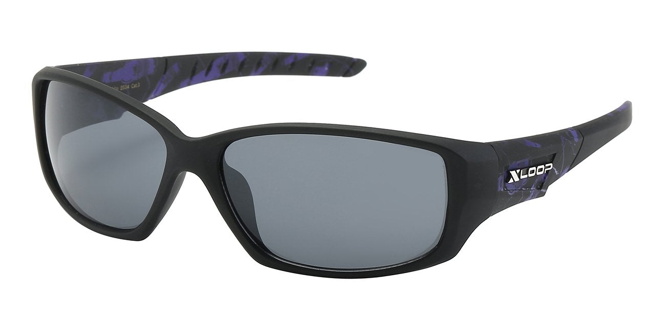 XLOOP FRACTURE PATTERN TEMPLE SUNGLASSES