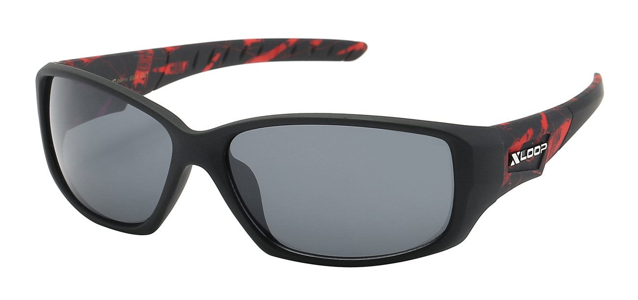 XLOOP FRACTURE PATTERN TEMPLE SUNGLASSES