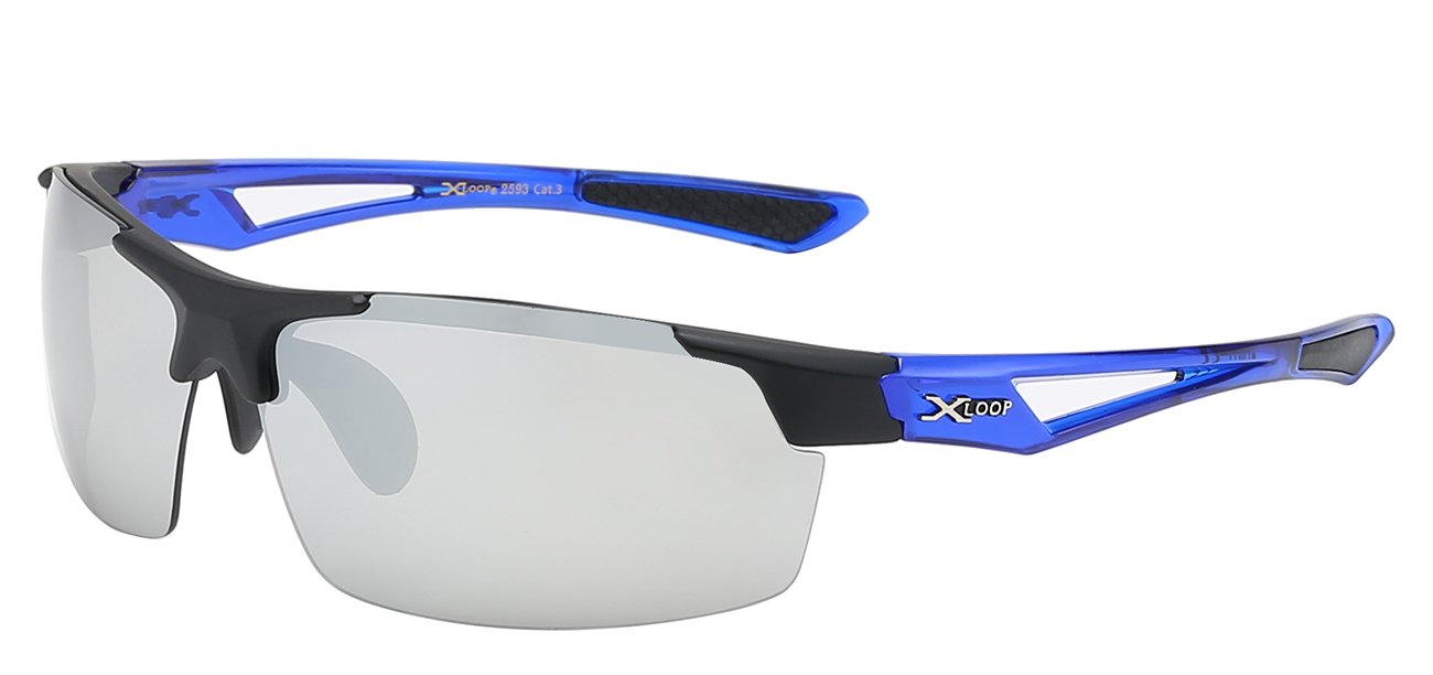 XLOOP SEMI RIMLESS BLADE WRAP SUNGLASSES