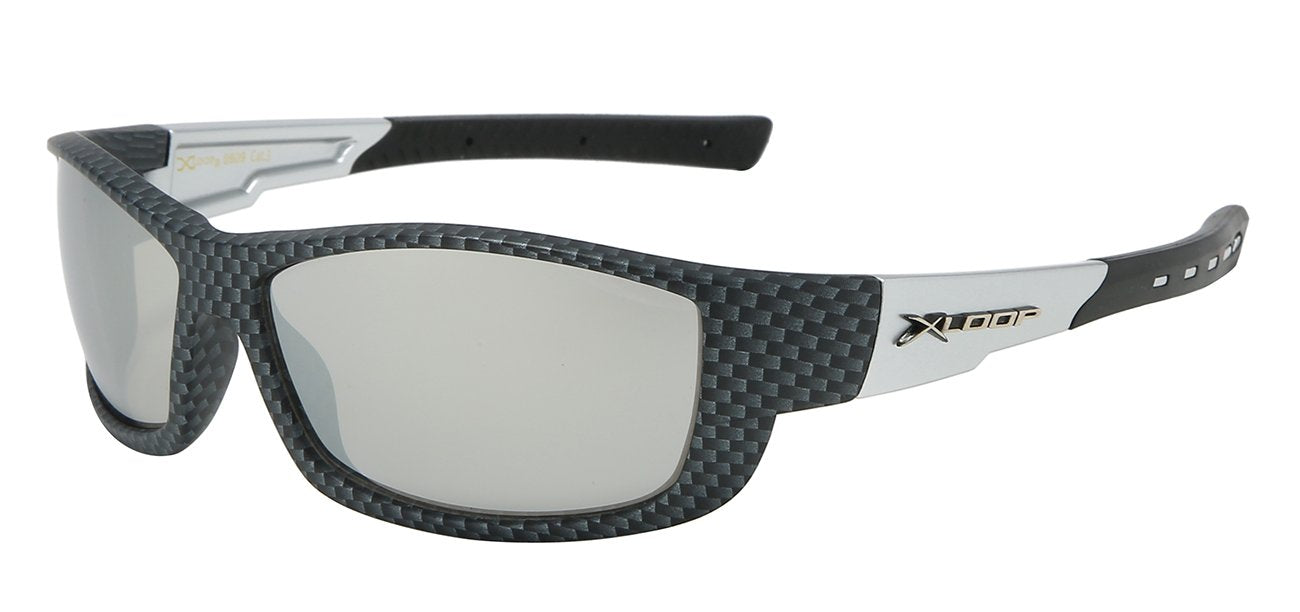 Carbon Fiber Polycarbonate Wrap Sunglasses