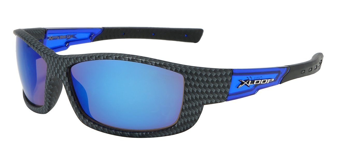 Carbon Fiber Polycarbonate Wrap Sunglasses