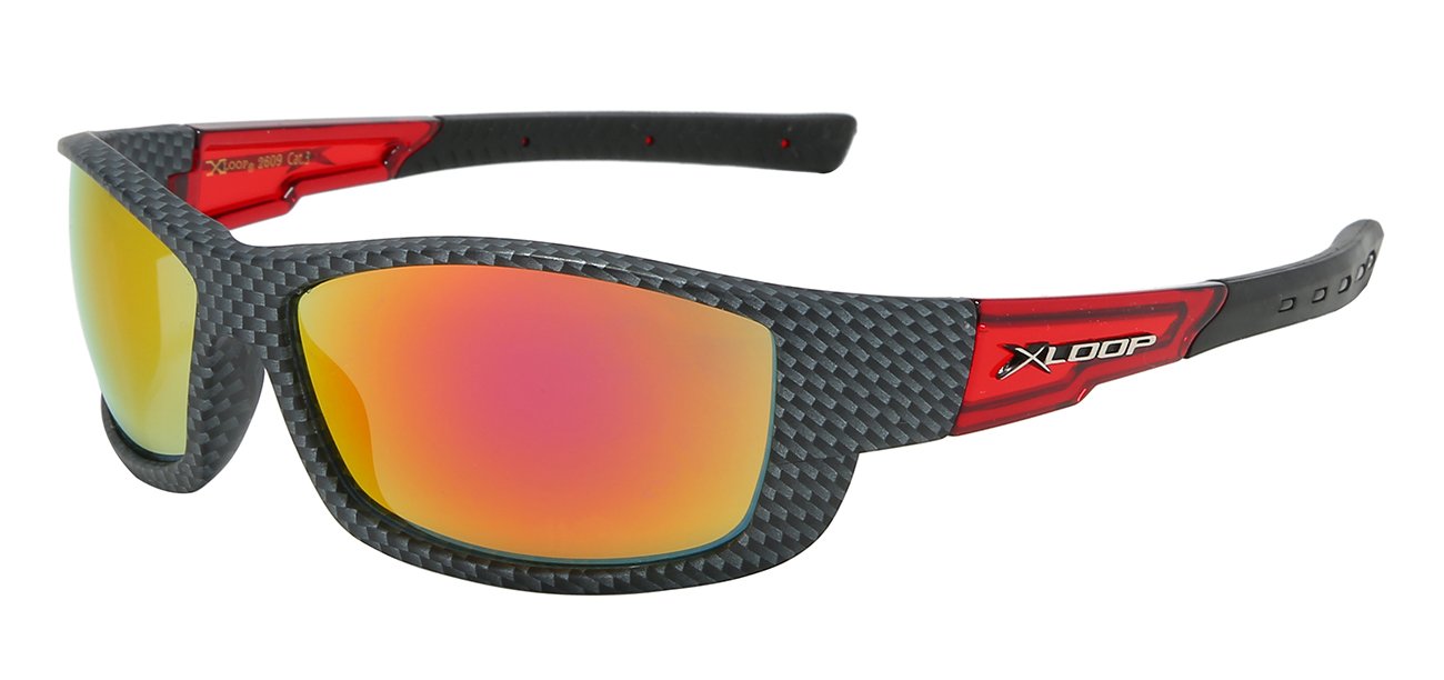 Carbon Fiber Polycarbonate Wrap Sunglasses