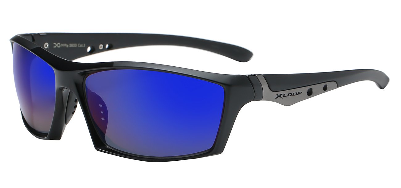 POLYCARBONATE SQUARE ATHLETIC WRAP SUNGLASSES