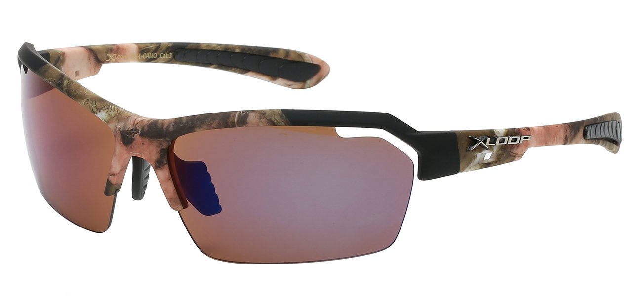 Camo Print Wrap Unisex Sunglasses