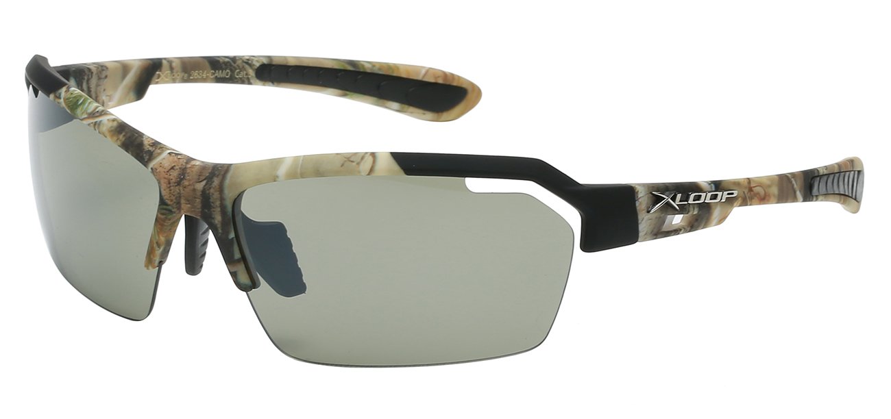 Camo Print Wrap Unisex Sunglasses