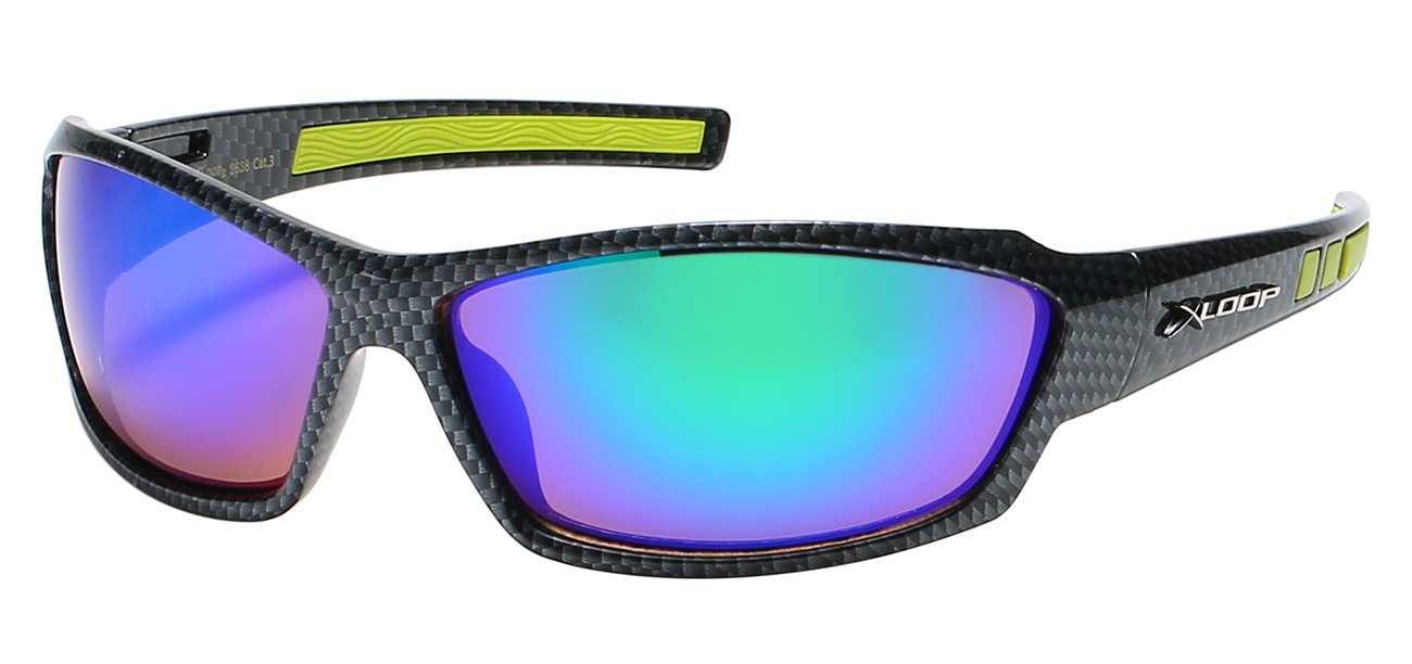 XLoop Camo Print Wrap Sports Sunglasses