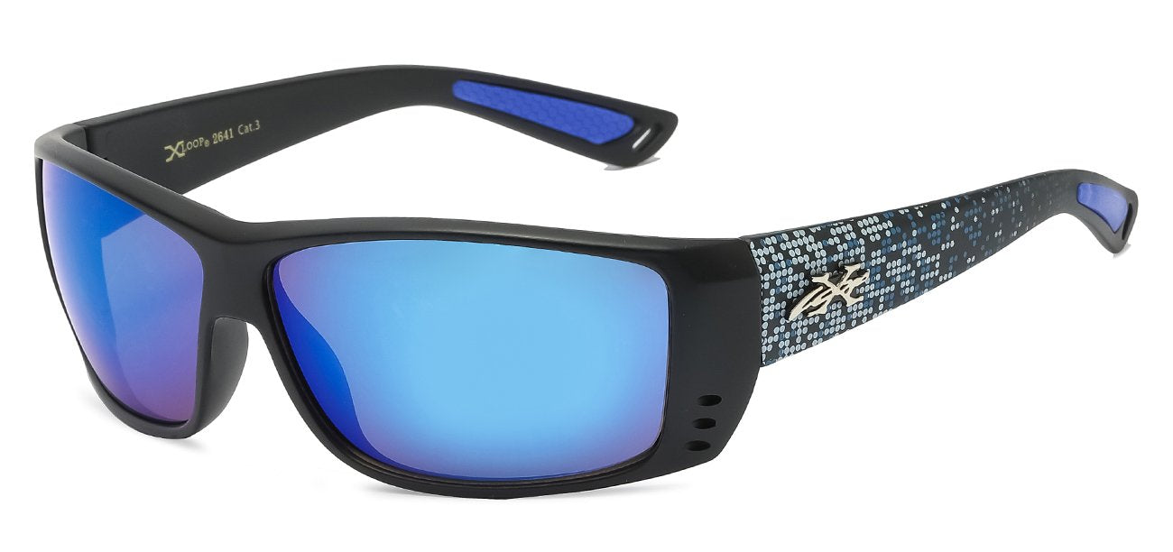 XLoop Camo Print Wrap Sports Sunglasses - Dozen