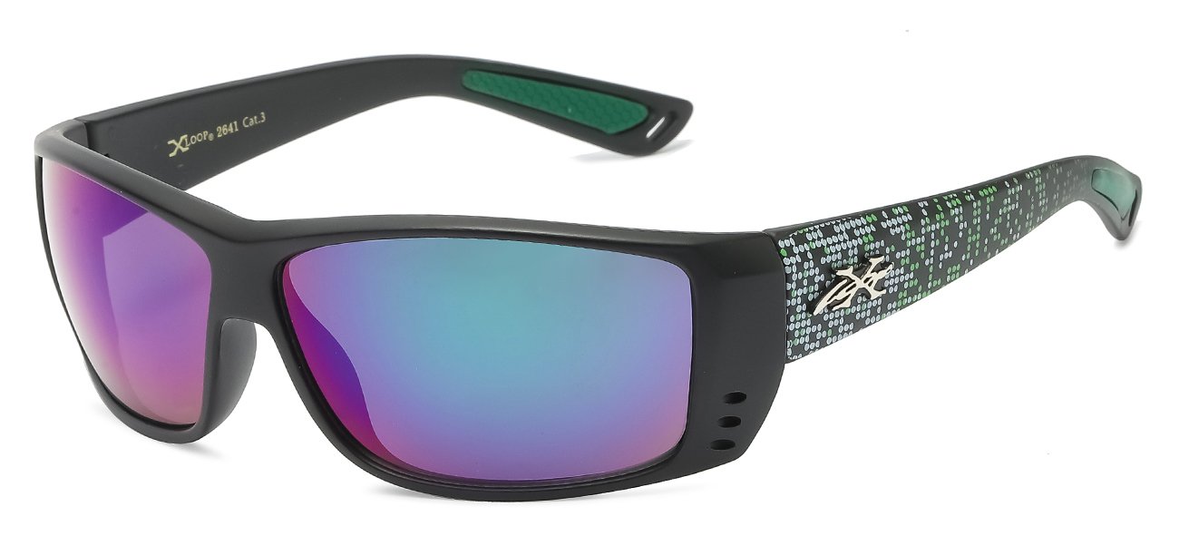 XLoop Camo Print Wrap Sports Sunglasses - Dozen