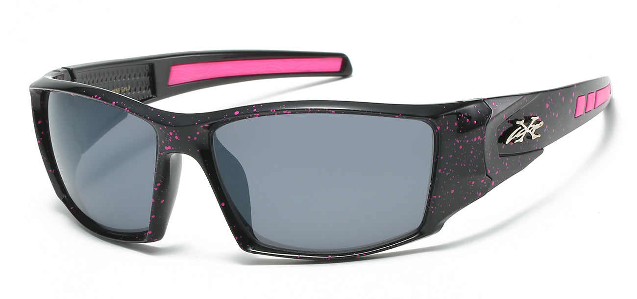 XLoop Camo Print Wrap Sports Glasses - Sold by Dozen