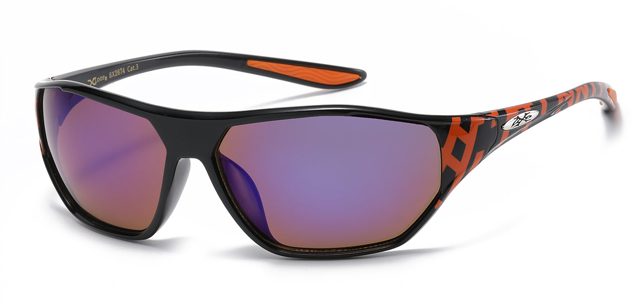 XLoop Camo Print Wrap Sports Sunglasses - Dozen