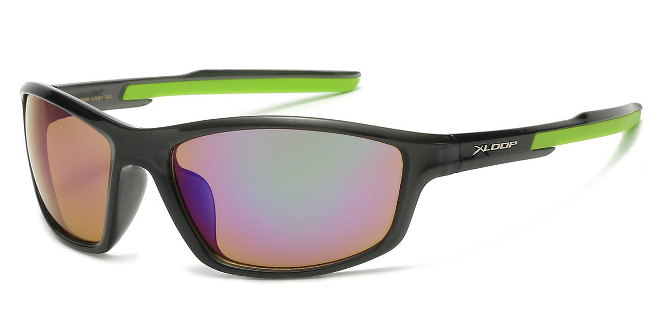 XLoop Camo Print Wrap Sports Sunglasses - Dozen