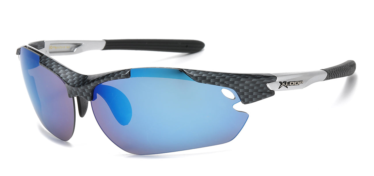 XLoop Sports Wrap Sunglasses - Carbon Fiber Print