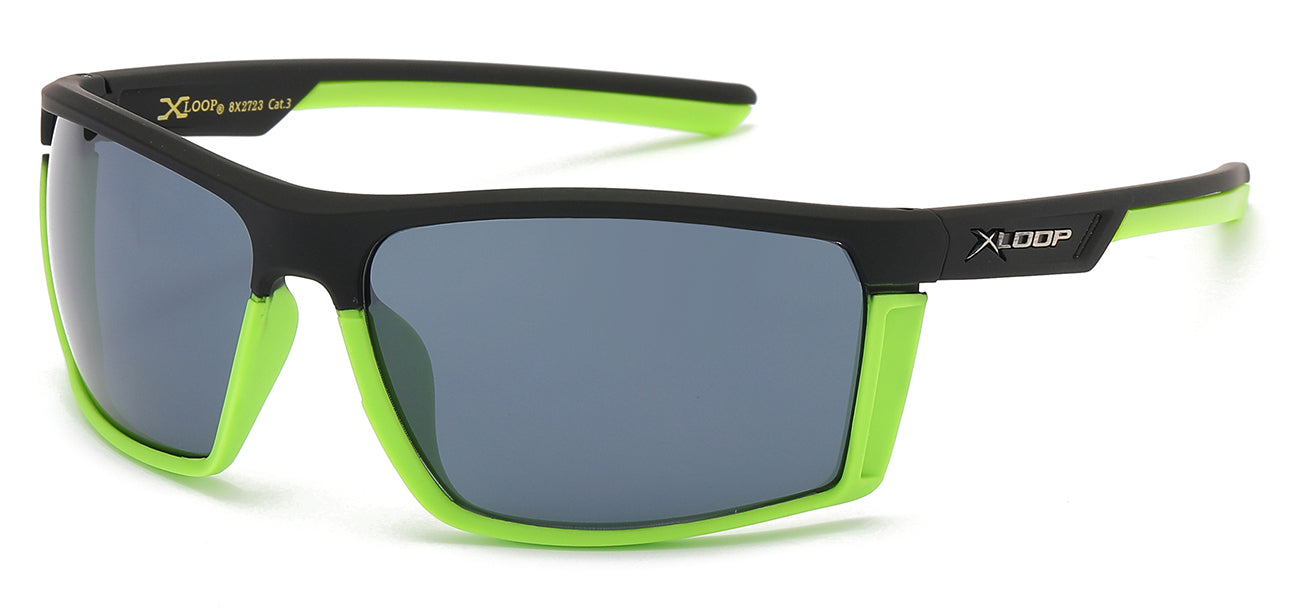 XLoop Sports Sunglasses - Black/Silver UV400