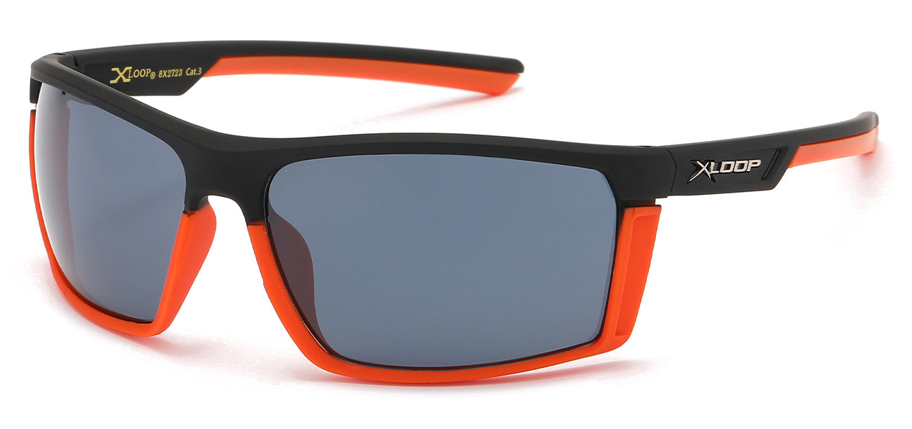 XLoop Sports Sunglasses - Black/Silver UV400