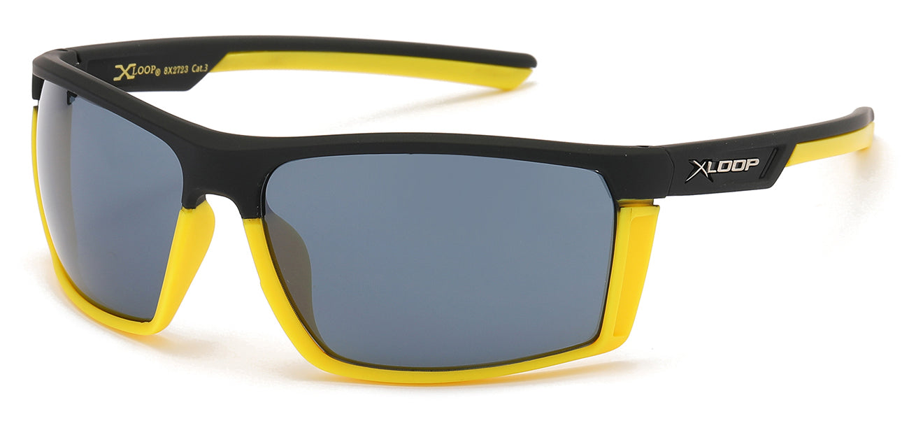 XLoop Sports Sunglasses - Black/Silver UV400