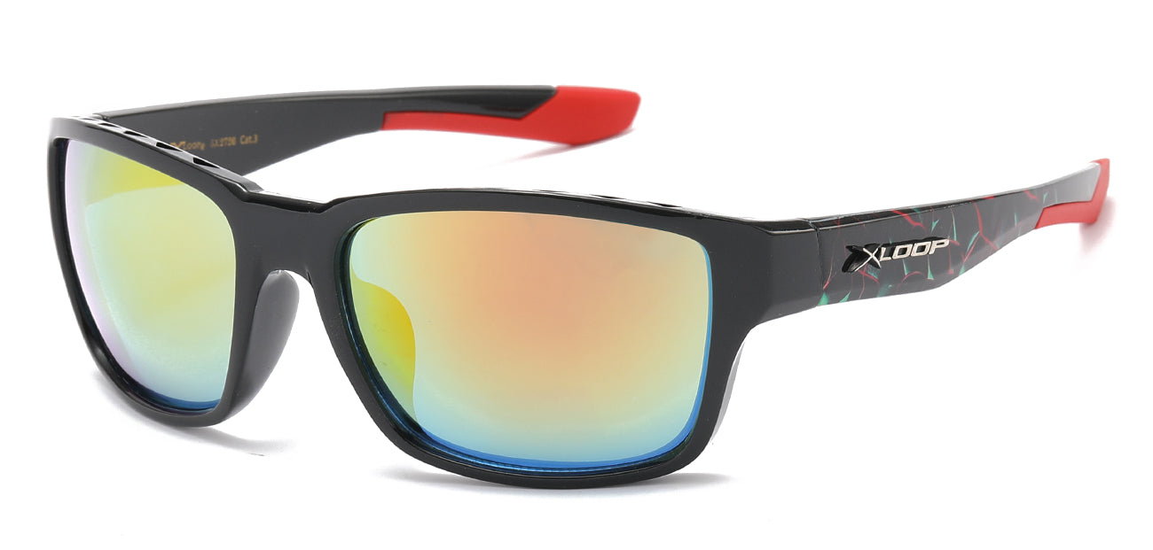 XLoop 8X2726 Wrap Sunglasses - UV400 Protection