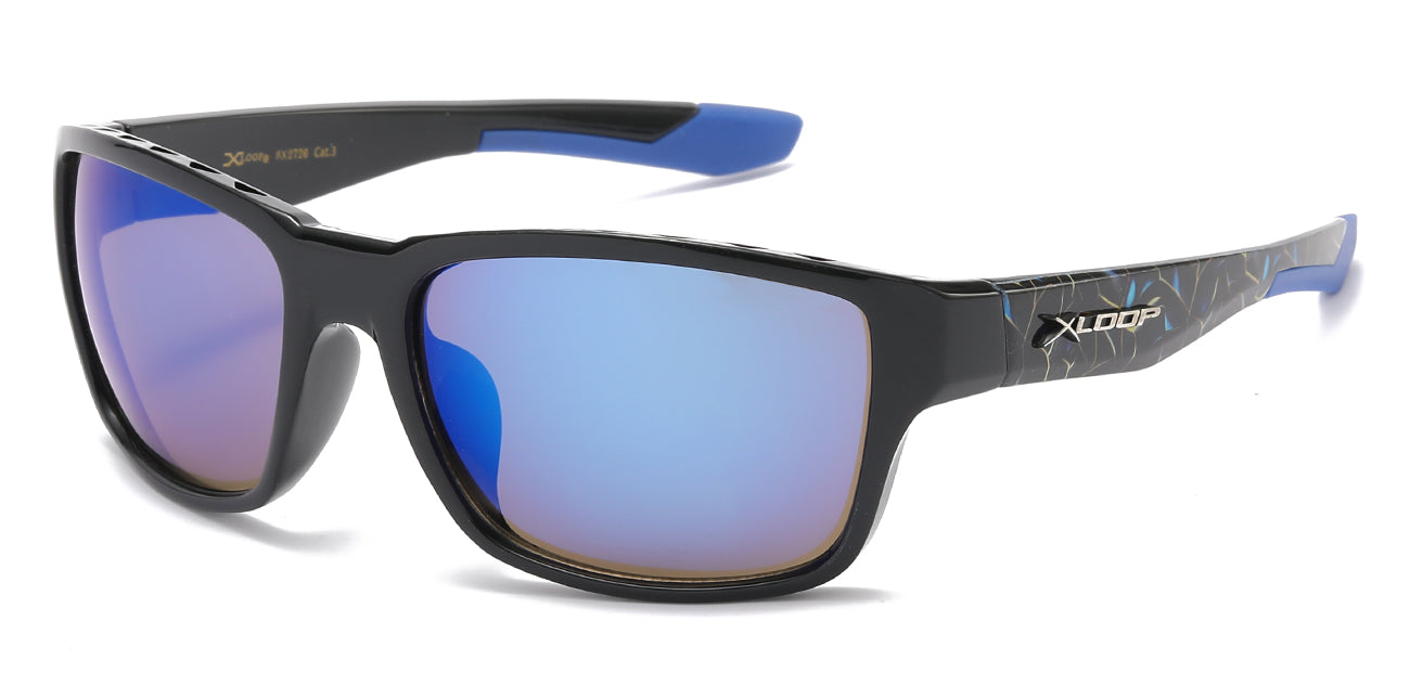 XLoop 8X2726 Wrap Sunglasses - UV400 Protection