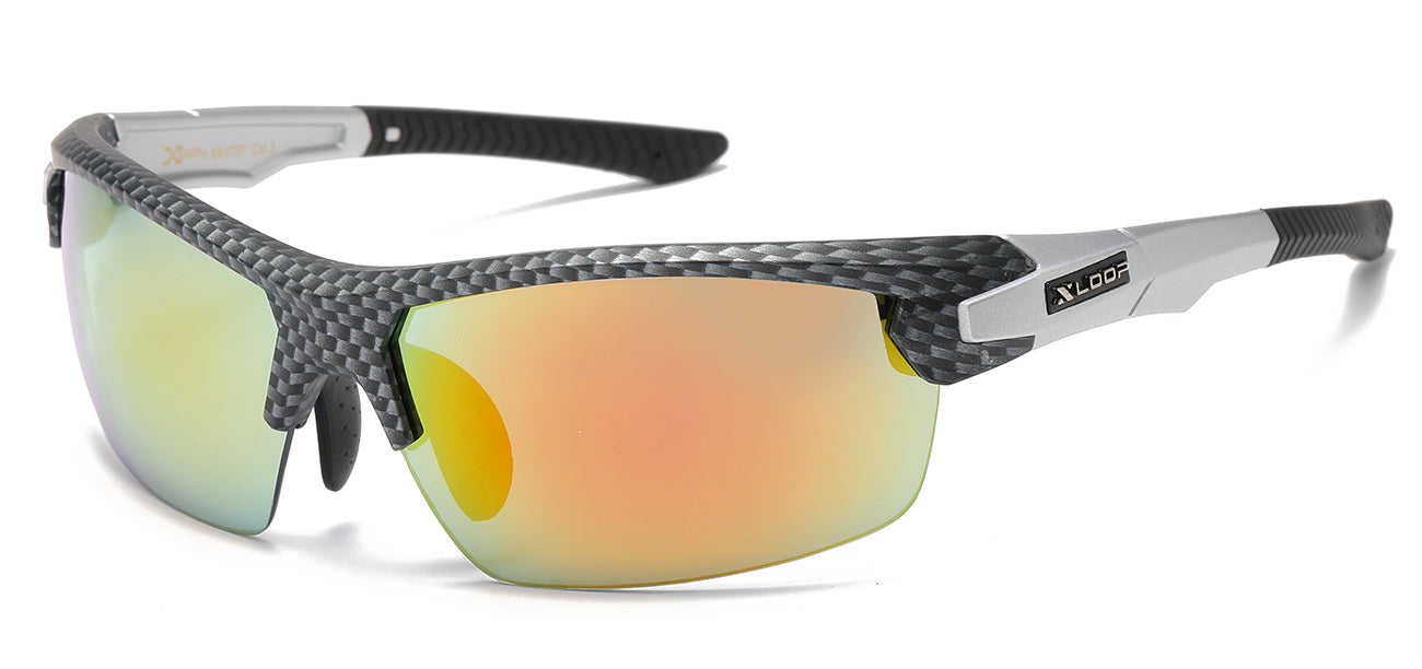 XLoop Sunglasses - Wrap Frame with Two-Tone Temple