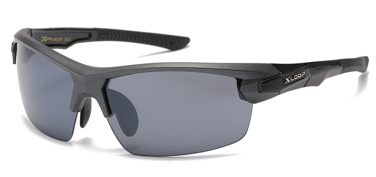 XLoop Sunglasses - Wrap Frame with Two-Tone Temple