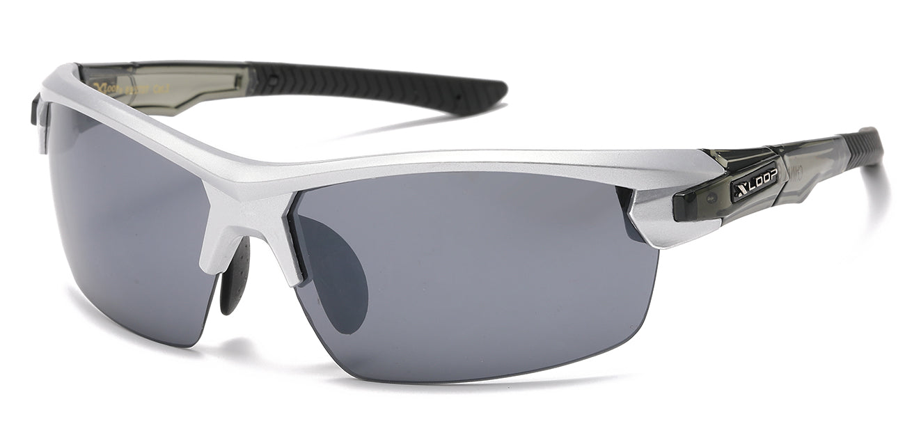 XLoop Sunglasses - Wrap Frame with Two-Tone Temple