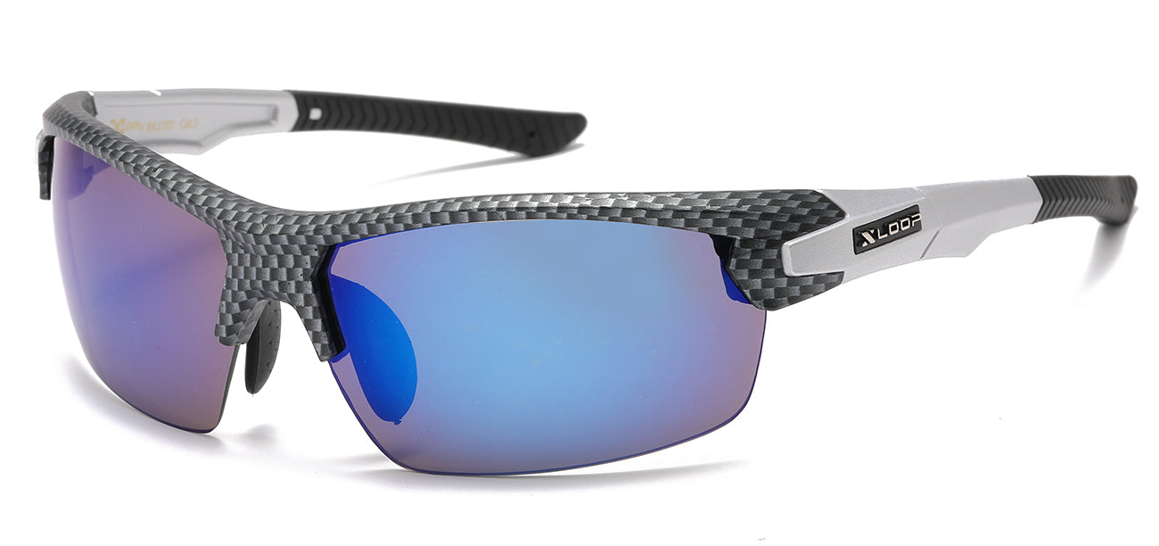 XLoop Sunglasses - Wrap Frame with Two-Tone Temple